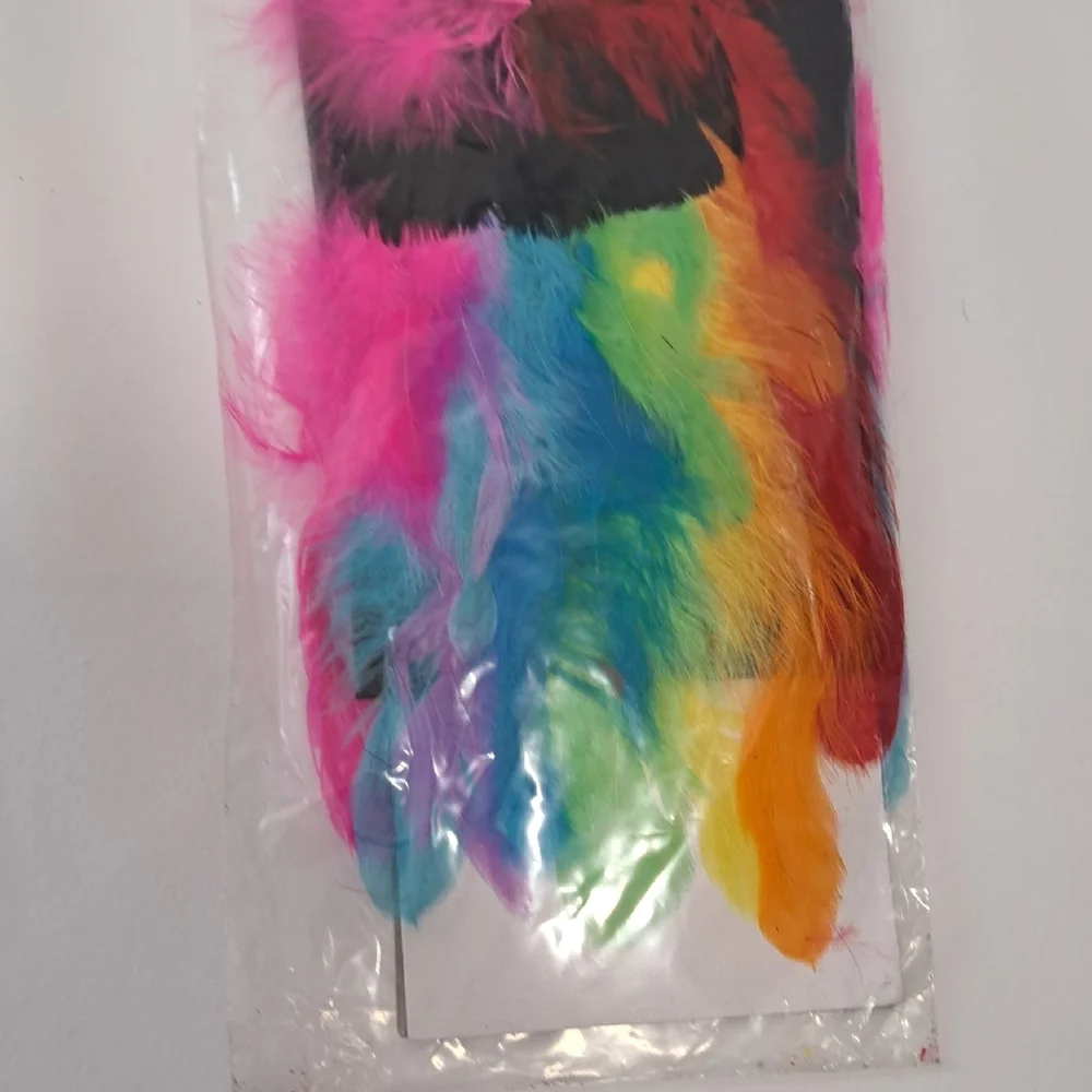 Rainbow Vibrant Feathered Party Mask with Jewel Accents Bundle
